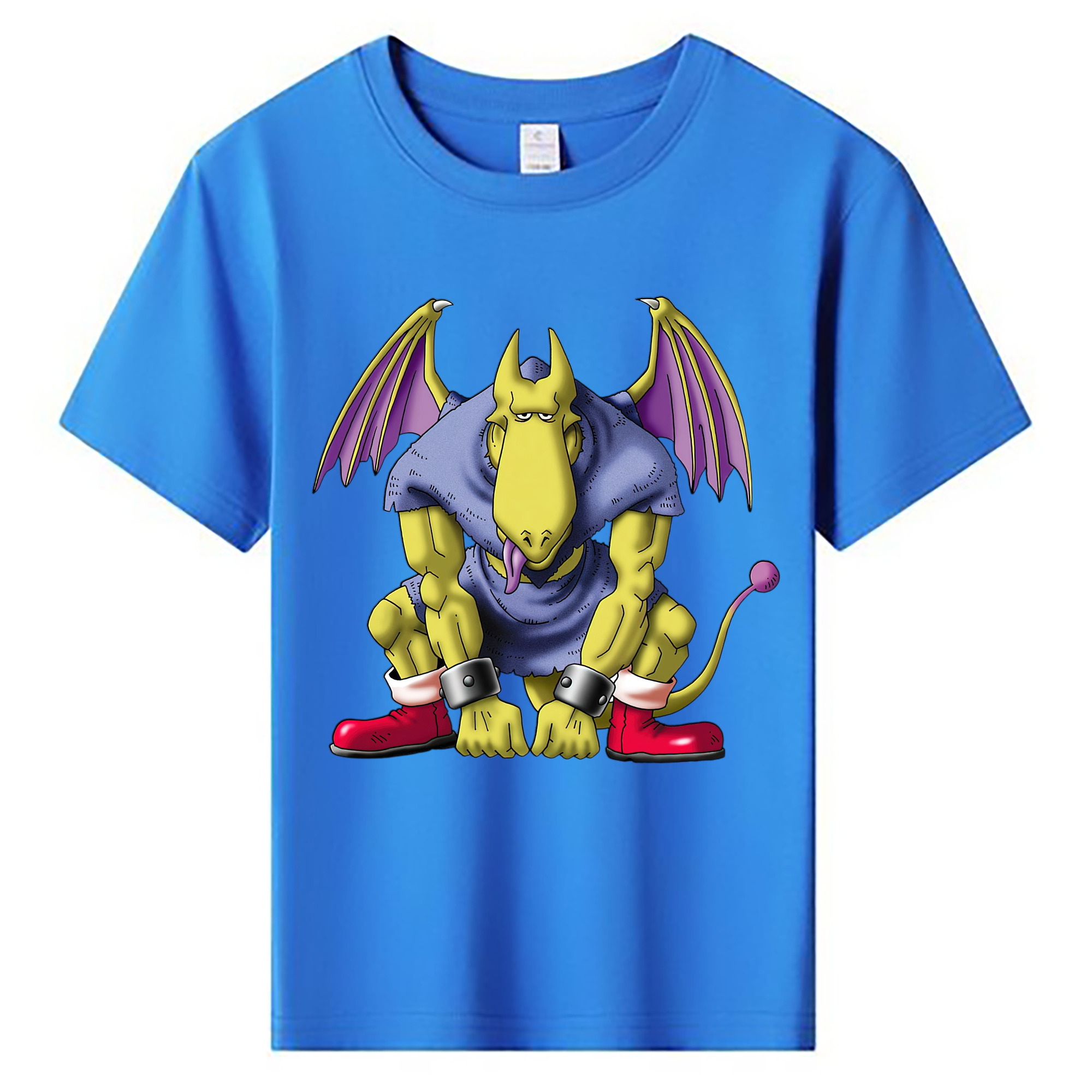（画像用） ドラゴンクエスト Doragon Kuesuto Dragon Quest 綿100％キッズTシャツ（フロントプリント）